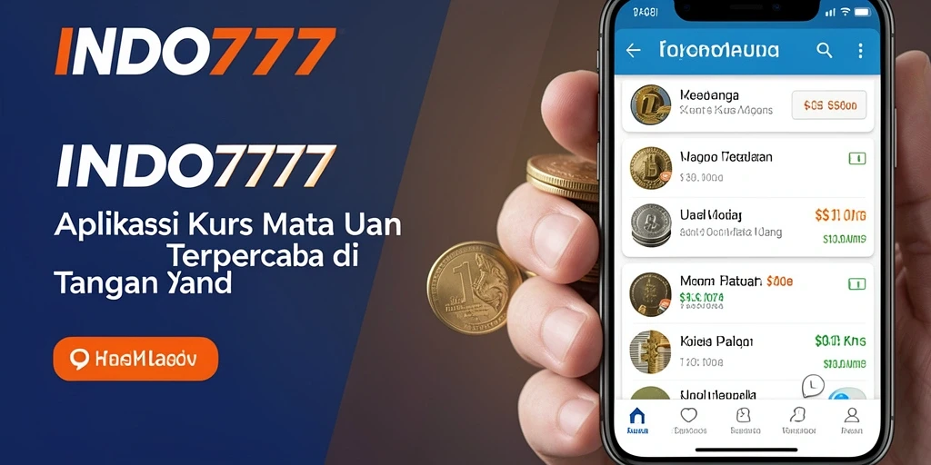 Antarmuka intuitif dari aplikasi Kurs Mata Uang INDO777.