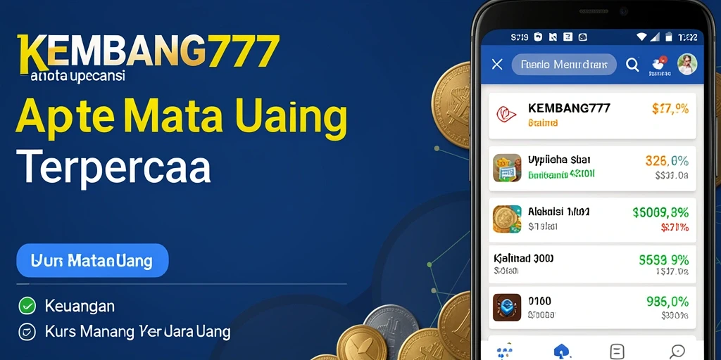 Antarmuka pengguna KEMBANG777 yang sederhana dan informatif.