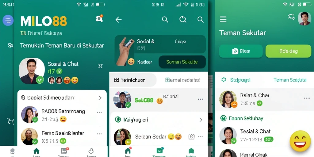Tampilan antarmuka pengguna MILO88 yang baru dan menarik.
