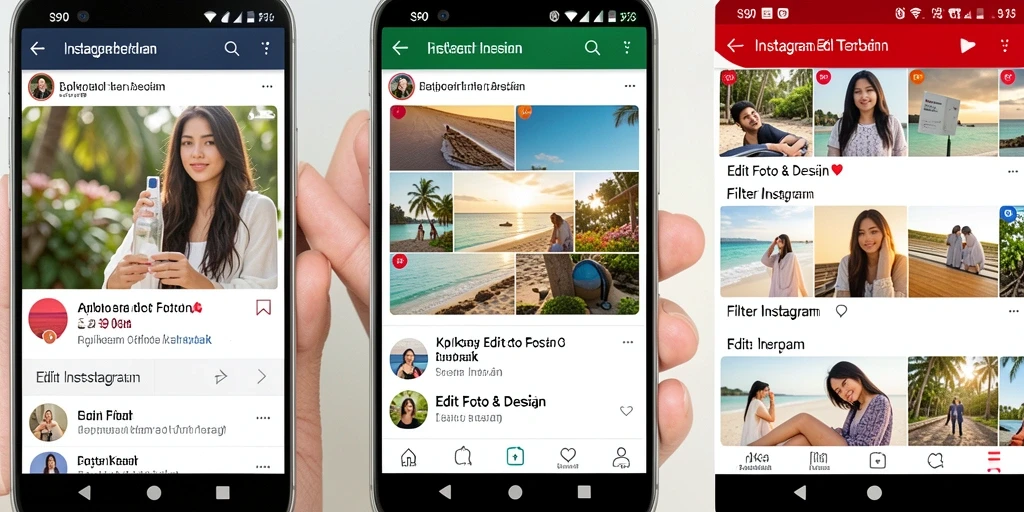 Tampilan antarmuka S80 yang sederhana dan menarik untuk Filter Instagram.